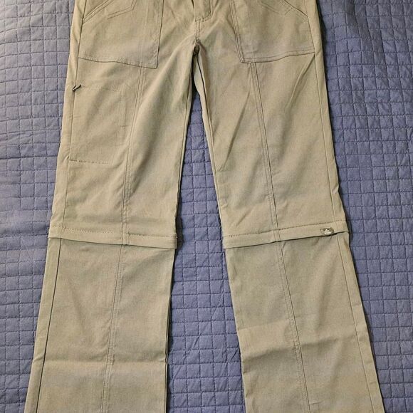 Prana Women's Grey Convertible Hiking Pants - Picture 4 of 7